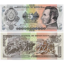 (98c) Honduras. 2016. 5 Lempiras (SC)