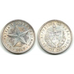 (13.2) Cuba. 1949. 20 Centavos (SC) (Plata)