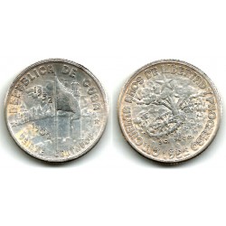 (24) Cuba. 1952. 20 Centavos (MBC) (Plata)
