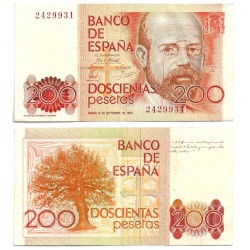 España. 1980. 200 Pesetas (MBC) Sin Serie