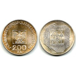 (Y72) Polonia. 1974. 200 Zlotych (EBC+) (Plata)