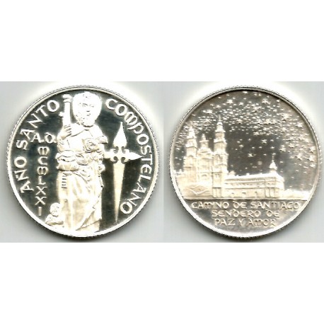 Medalla Conmemorativa. Año Santo Compostelano (SC) (Plata)