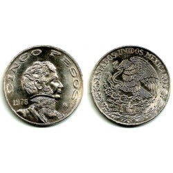 (472) Estados Unidos Mexicanos. 1976. 5 Pesos (EBC+)
