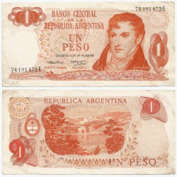 (293) Argentina. 1974. 1 Peso (MBC)