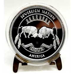 Jefe Sioux. 1 Onza (Proof) (Plata)