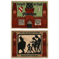 Glauchau (Sajonia). 1921. 50 Pfennig (EBC)
