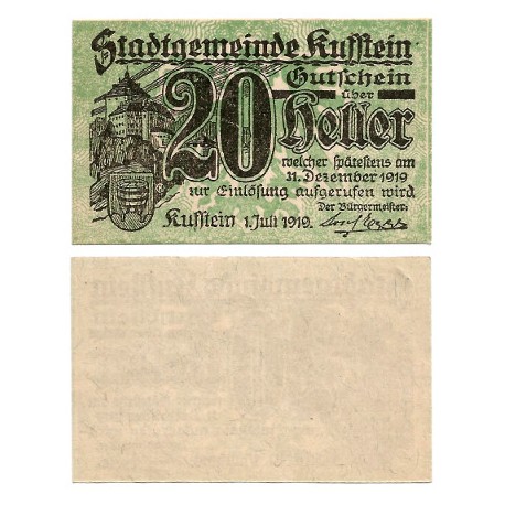 Kufstein (Tirol). 1919. 20 Heller (SC)