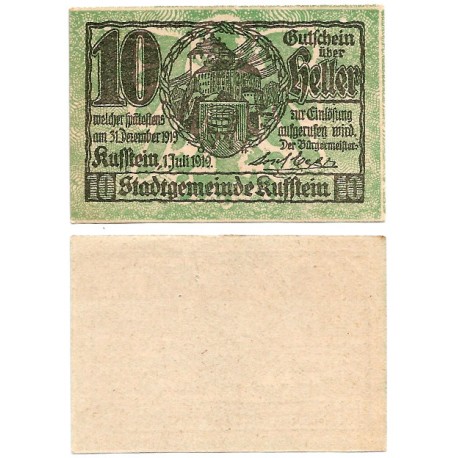 Kufstein (Tirol). 1919. 10 Heller (SC)
