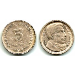 (46) Argentina. 1953. 5 Centavos (BC)