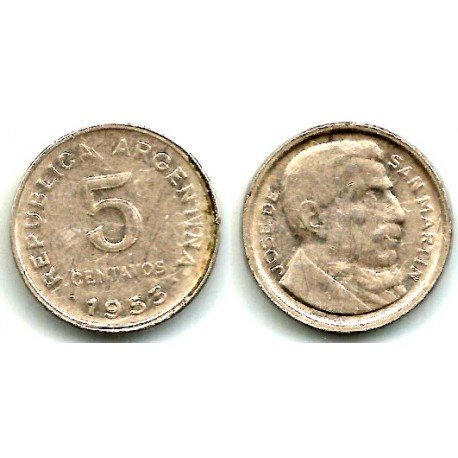 (46) Argentina. 1953. 5 Centavos (BC)