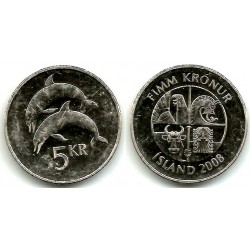 (28a) Islandia. 2008. 5 Kronur (EBC-)