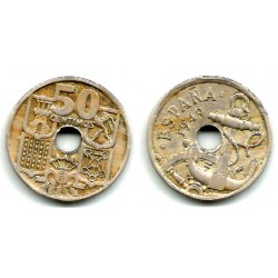 Estado Español. 1949*(19-56). 50 Céntimos (BC+)