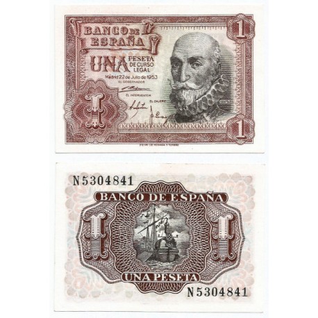 Estado Español. 1953. 1 Peseta (SC)