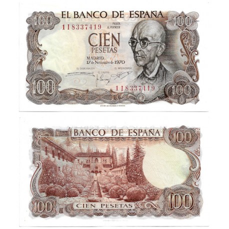 Estado Español. 1970. 100 Pesetas (SC-) Serie 1I