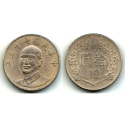 (Y553) Taiwán. 2004(93). 10 Yuan (MBC)