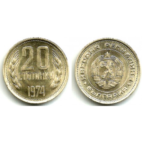 (88) Bulgaria. 1974. 20 Stotinki (SC)