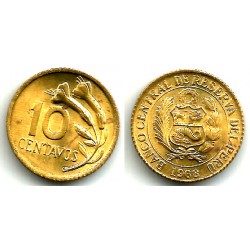 (245.2) Perú. 1968. 10 Centavos (EBC)