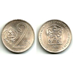 (75) Checoslovaquia. 1974. 2 Koruny (MBC+)