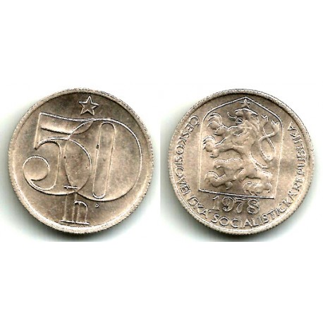 (89) Checoslovaquia. 1978. 50 Haleru (EBC+)