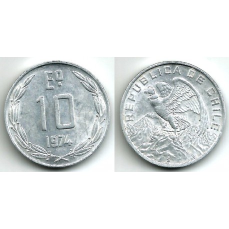 (200) Chile. 1974. 10 Escudos (MBC)