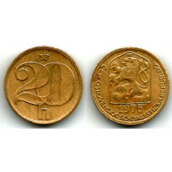 (74) Checoslovaquia. 1975. 20 Haleru (MBC-)