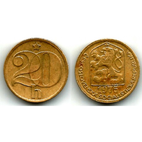 (74) Checoslovaquia. 1975. 20 Haleru (MBC-)