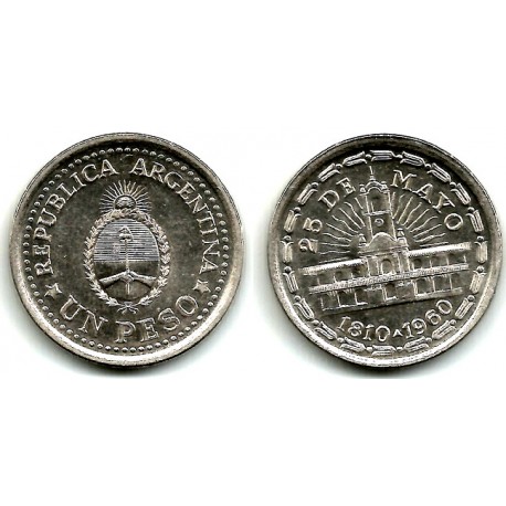 (58) Argentina. 1960. 1 Peso (EBC+)