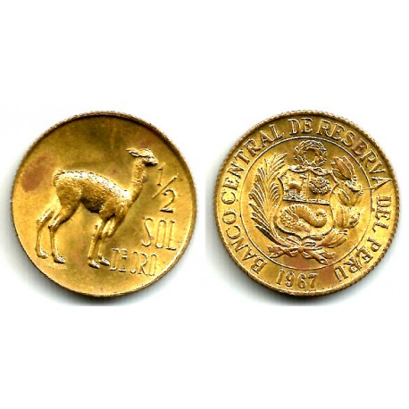 (247) Perú. 1967. ½ Sol de Oro (MBC)