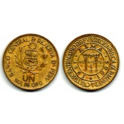 (240) Perú., 1965. 1 Sol de Oro (MBC-)