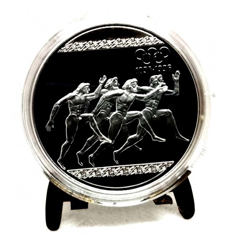 (165) Grecia. 1996. 1000 Drachma (Proof) (Plata)