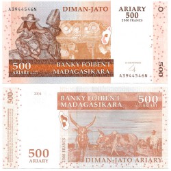 (88b) Madagascar. 2004. 500 Ariary (EBC)