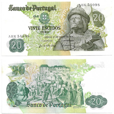(173) Portugal. 1971. 20 Escudos (EBC)