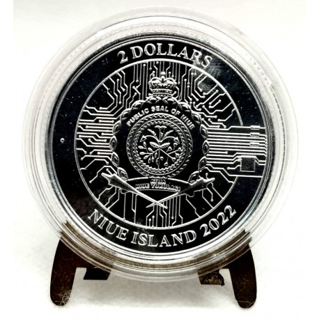 Niue. 2022. 2 Dollars (Proof) (Plata)