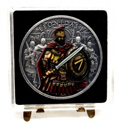 Guerreros Legendarios. Leonidas. 1 Onza (SC) (Plata)