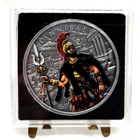 Guerreros Legendarios. Hannibal. 1 Onza (SC) (Plata)