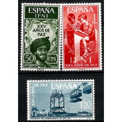 Sidi Ifni. 1965. Serie Completa (Nuevo, con señal de fijasellos) XXV Años de Paz