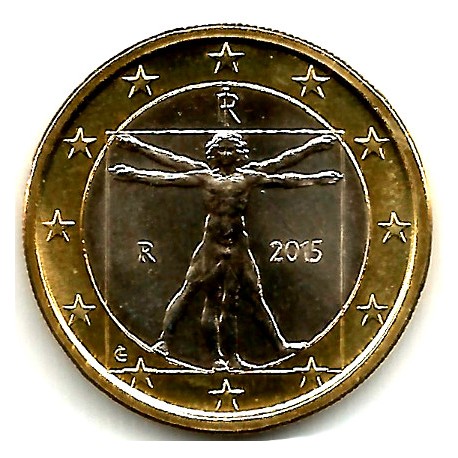 Italia. 2015. 1 Euro (SC)