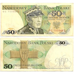 (142c) Polonia. 1988. 50 Zlotych (BC+) Mancha