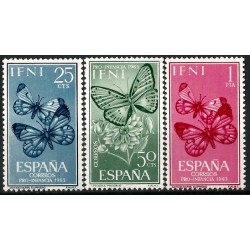 Sidi Ifni. 1963. Serie Completa (Nuevo, con señal de fijasellos) Pro Infancia
