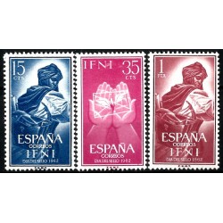 Sidi Ifni. 1962. Serie Completa (Nuevo, con señal de fijasellos) Dia del Sello