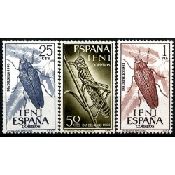 Sidi Ifni. 1963. Serie Completa (Nuevo, con señal de fijasellos) Día del Sello