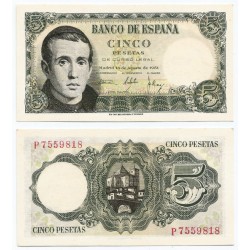 Estado Español. 1951. 5 Pesetas (SC-) Serie P