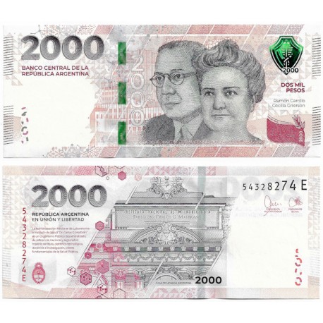 (W368) Argentina. 2023. 2000 Pesos (SC)