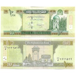 (67Aa) Afganistán. 2008. 10 Afghanis (SC)