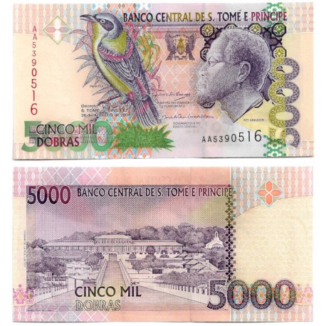 (65b) Santo Tomé y Príncipe. 2004. 5000 Dobras (SC)