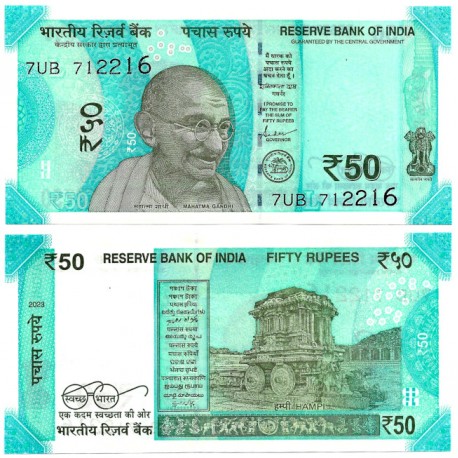 (111) India. 2023. 50 Rupees (SC)