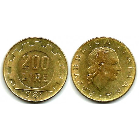 (105) Italia. 1981. 200 Lira (EBC)