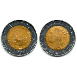 (111) Italia. 1988. 500 Lira (MBC)