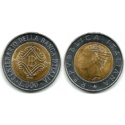 (160) Italia. 1993. 500 Lira (EBC+)