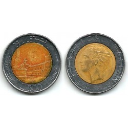 (111) Italia. 1985. 500 Lira (BC)